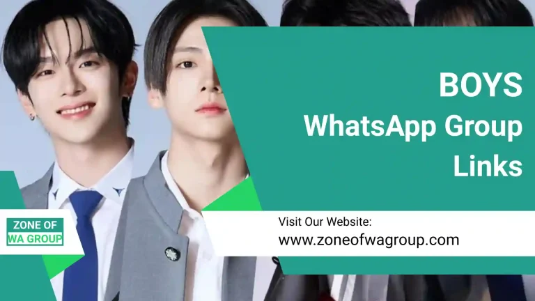 Boys WhatsApp Group Links