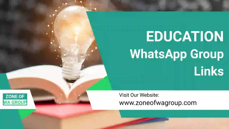 Education WhatsApp Group Links