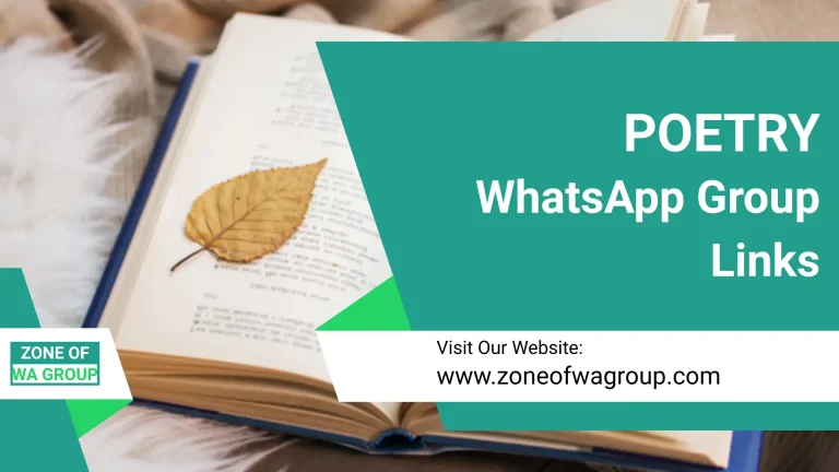 Poetry WhatsApp Group Links